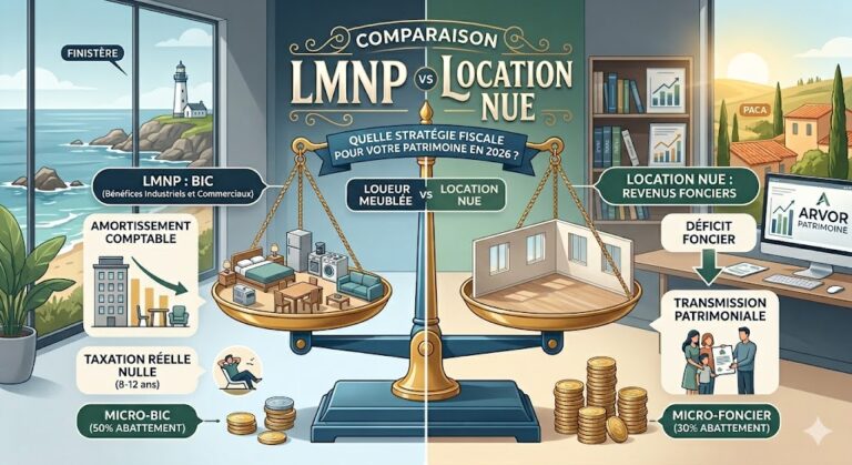 lmnp - location nue - arvor patrimoine